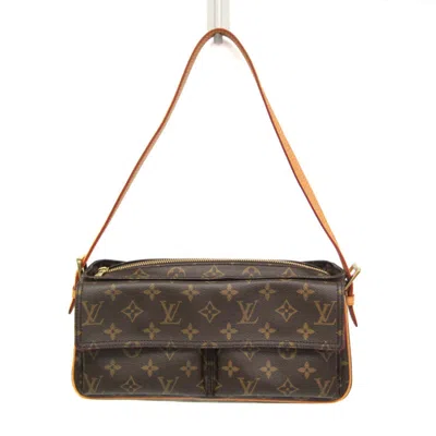 Pre-owned Louis Vuitton Viva Cité Canvas Shoulder Bag () In Brown
