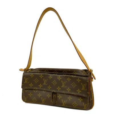 Pre-owned Louis Vuitton Viva Cité Canvas Shoulder Bag () In Brown