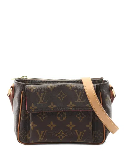 Pre-owned Louis Vuitton Viva Cite Pm Monogram-pattern Crossbody Bag In Brown