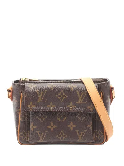 Pre-owned Louis Vuitton Viva Cite Pm Monogram Shoulder Bag In Brown