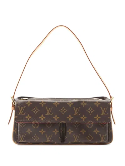Pre-owned Louis Vuitton Vivacite Monogram Shoulder Bag In Brown