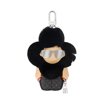 Pre-owned Louis Vuitton Vivienne Fashionista Bag Charm 'black' | Women's Size Onesize