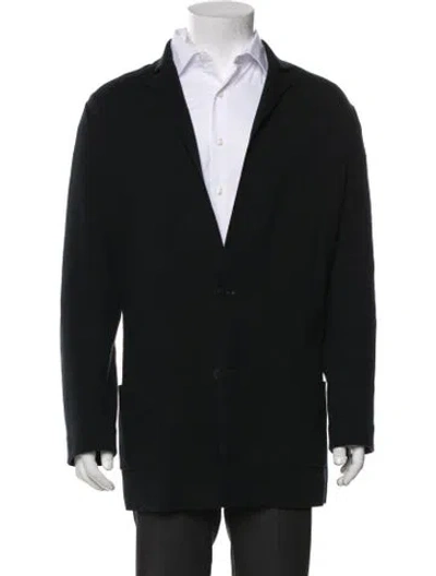 Pre-owned Louis Vuitton V-neck Long Sleeve Cardigan In Black