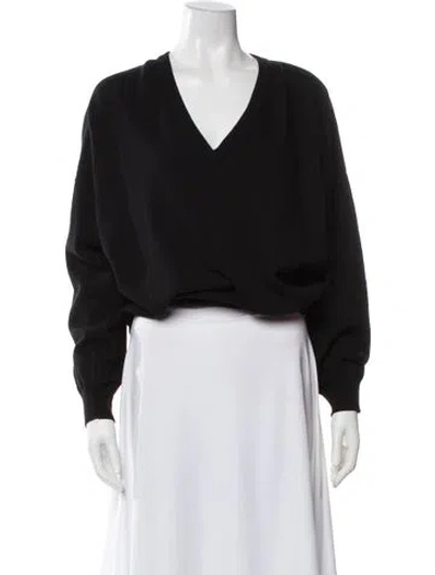 Pre-owned Louis Vuitton V-neck Sweater In Black