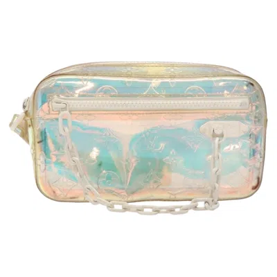 Pre-owned Louis Vuitton Volga Silver Plastic Clutch Bag ()