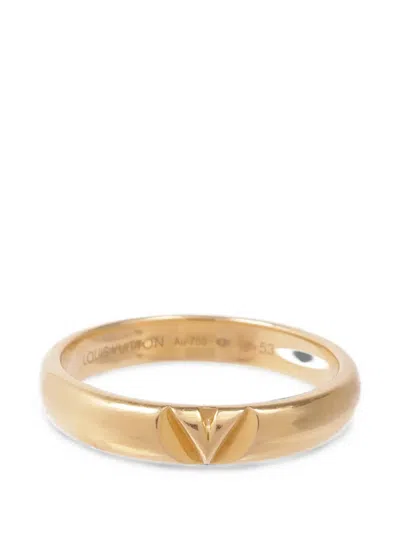 Pre-owned Louis Vuitton Volt Multi Ring In Gold
