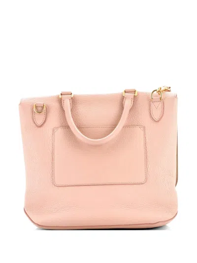 Pre-owned Louis Vuitton Volta Nm Bag Leather Satchel In Pink