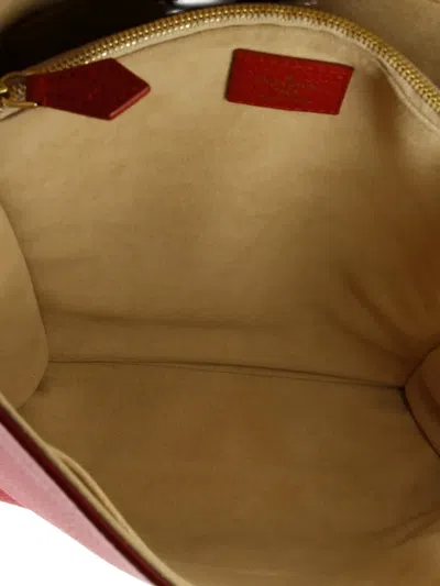 Pre-owned Louis Vuitton Volta Nm Bag Leather Satchel In Red