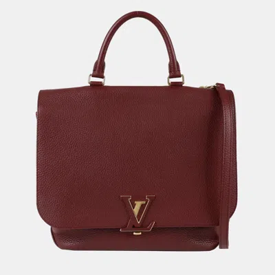 Pre-owned Louis Vuitton Volta Top Handle Tote And Shoulder Bag In Burgundy