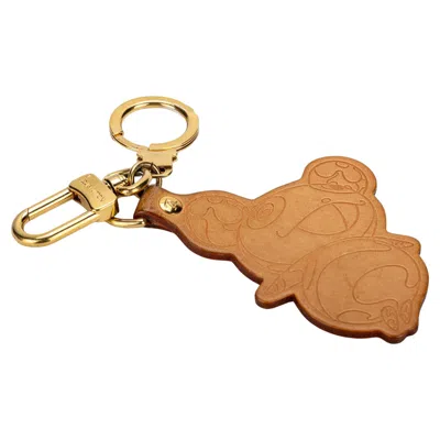 Pre-owned Louis Vuitton Vuitton Preloved Murakami Keychain In Orange
