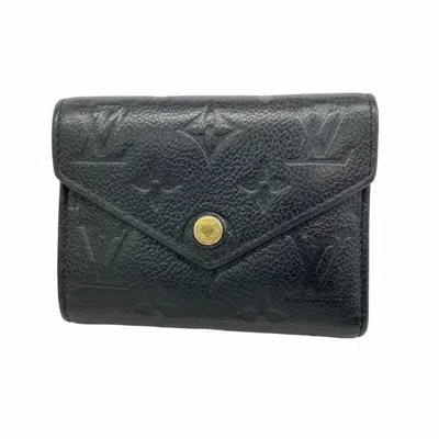 Pre-owned Louis Vuitton Wallet (bi-fold) () In Black