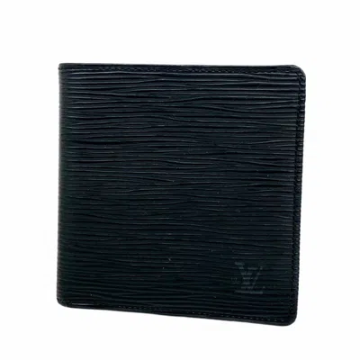 Pre-owned Louis Vuitton Wallet (bi-fold) () In Black