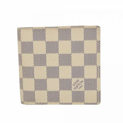 Pre-owned Louis Vuitton Wallet (bi-fold) () In White