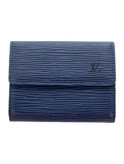 Pre-owned Louis Vuitton Wallet In Blue