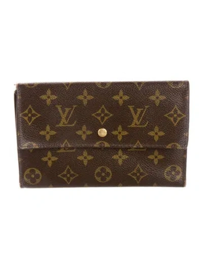 Pre-owned Louis Vuitton Wallet In Brown