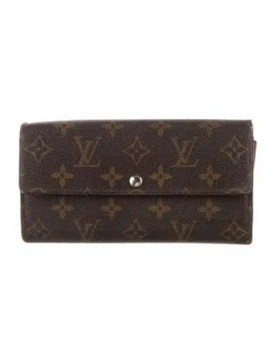 Pre-owned Louis Vuitton Wallet In Brown