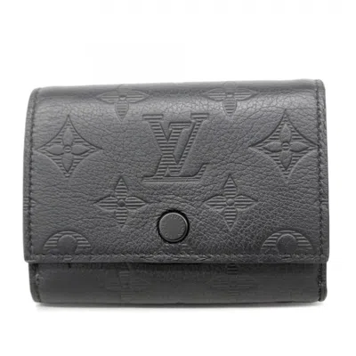 Pre-owned Louis Vuitton Wallet (tri-fold) () In Black
