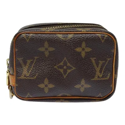 Pre-owned Louis Vuitton Wapity Brown Canvas Clutch Bag ()