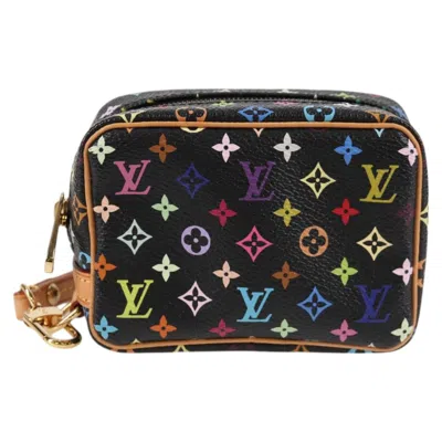 Pre-owned Louis Vuitton Wapity Canvas Clutch Bag () In Black
