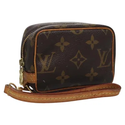 Pre-owned Louis Vuitton Wapity Canvas Clutch Bag () In Brown