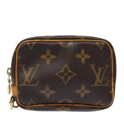 Pre-owned Louis Vuitton Wapity Canvas Clutch Bag () In Brown