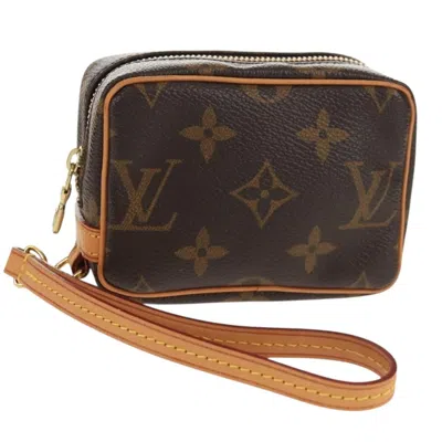 Pre-owned Louis Vuitton Wapity Trousse Pouch Monogram Canvas Brown Canvas Clutche & Pouche Bag ()
