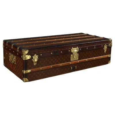 Pre-owned Louis Vuitton Wardrobe Trunk. Paris, C. 1910 In Black