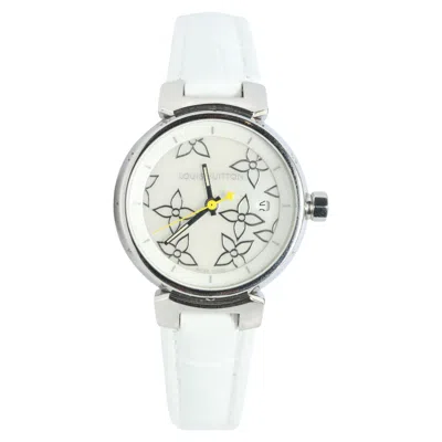 Pre-owned Louis Vuitton Watch. Lv Tambour Cup Q121c Mop Dial Quartz In Multi