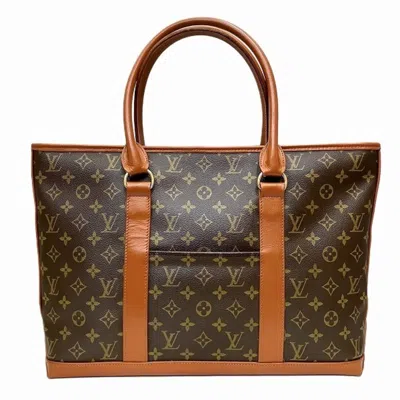 Pre-owned Louis Vuitton Weekend Pm Brown Canvas Tote Bag ()