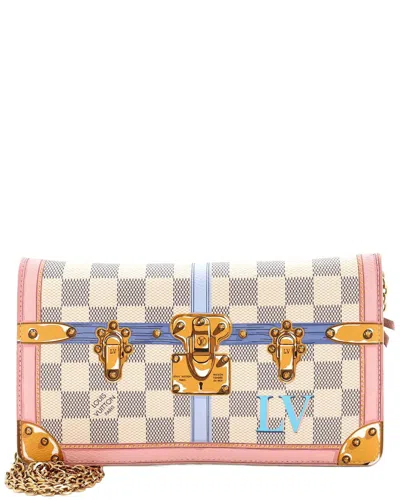 Louis Vuitton Weekend Pochette Limited Edition Damier Summer Trunks (authentic  Pre-loved) In White/white