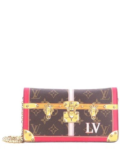 Pre-owned Louis Vuitton Weekend Pochette Limited Edition Summer Trunks Monogram  (authentic Pre-loved)