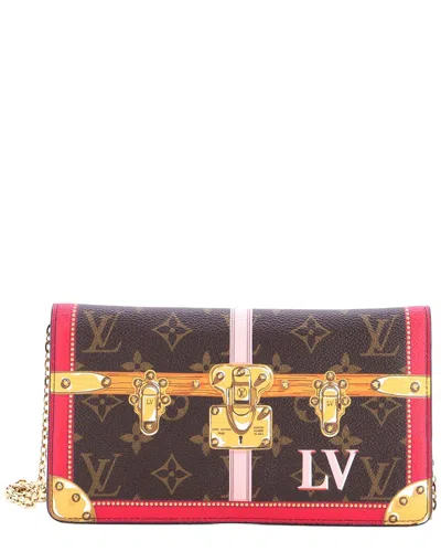 Pre-owned Louis Vuitton Weekend Pochette Limited Edition Summer Trunks Monogram Canvas  (authentic Pre-loved)