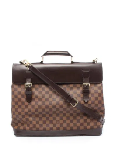 Pre-owned Louis Vuitton West End Gm Boston Bag In Brown