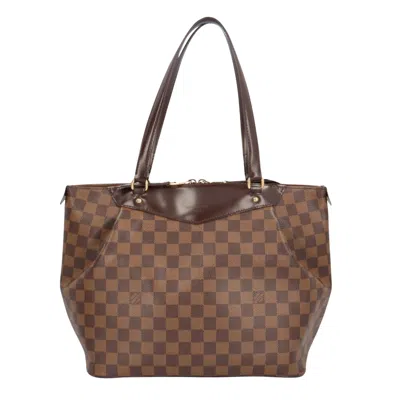 Pre-owned Louis Vuitton Westminster Brown Canvas Shoulder Bag ()