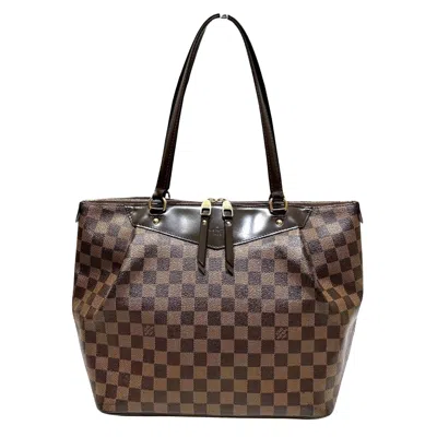 Pre-owned Louis Vuitton Westminster Canvas Shoulder Bag () In Brown