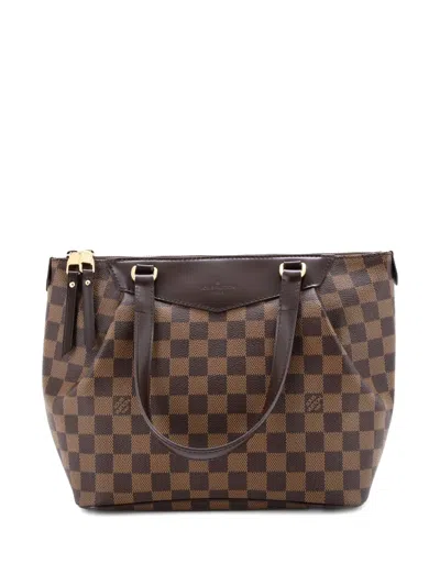 Pre-owned Louis Vuitton Westminster Handbag Damier Pm Satchel In Brown