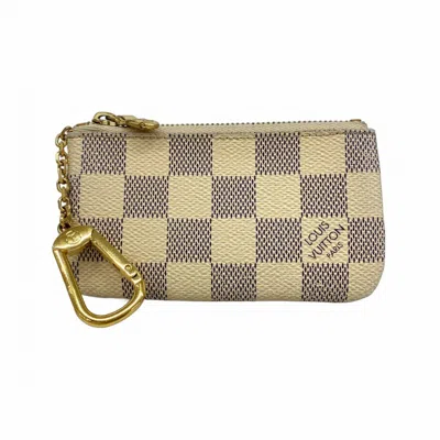 Pre-owned Louis Vuitton White Coin Purse/coin Case ()