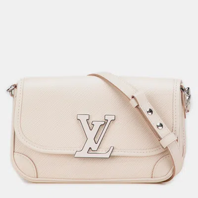 Pre-owned Louis Vuitton White Epi Buci