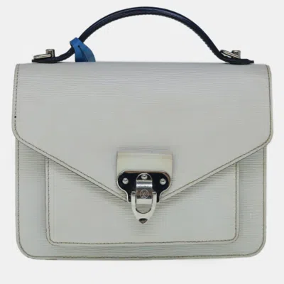 Pre-owned Louis Vuitton White Epi Leather Neo Monceau Shoulder Bag
