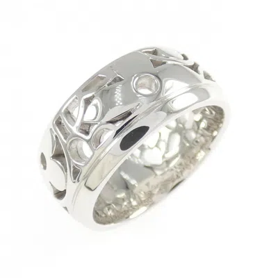 Pre-owned Louis Vuitton White Gold (18k) Band Ring ()