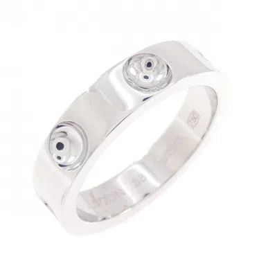 Pre-owned Louis Vuitton White Gold (18k) Band Ring ()