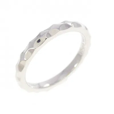 Pre-owned Louis Vuitton White Gold White Gold (18k) Band Ring ()