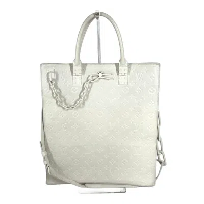 Pre-owned Louis Vuitton White Handbag Shoulder Bag Tote Bag ()