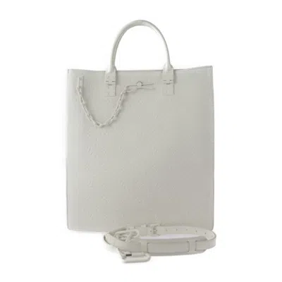 Pre-owned Louis Vuitton White Leather Handbag Shoulder Bag Tote Bag ()