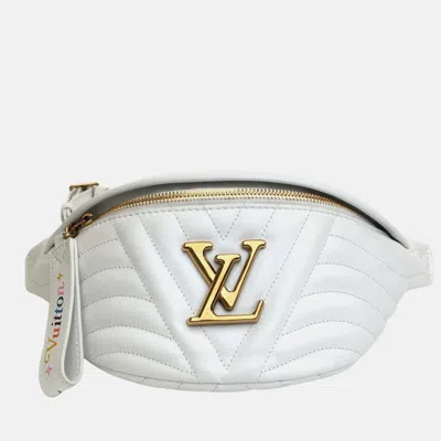Pre-owned Louis Vuitton White Leather New Wave Bumbag