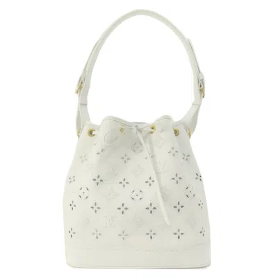 Pre-owned Louis Vuitton White Leather Shoulder Bag ()