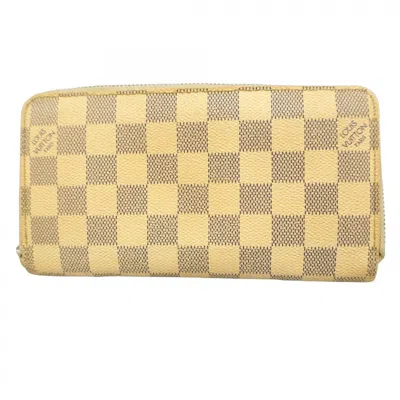 Pre-owned Louis Vuitton White Long Wallet (bi-fold) ()