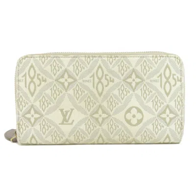Pre-owned Louis Vuitton White Monogram Long Wallet (bi-fold) ()