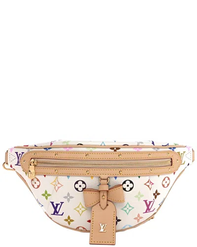 Pre-owned Louis Vuitton White Monogram Lv X Tm High Rise Bumbag (authentic Pre-loved)