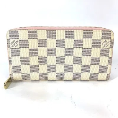Pre-owned Louis Vuitton White Other Long Wallet (bi-fold) ()